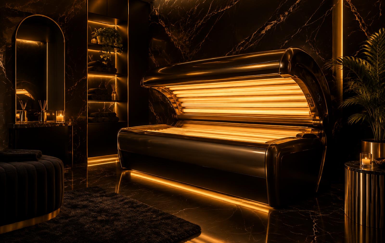 Розкішний солярій GolDDenSun